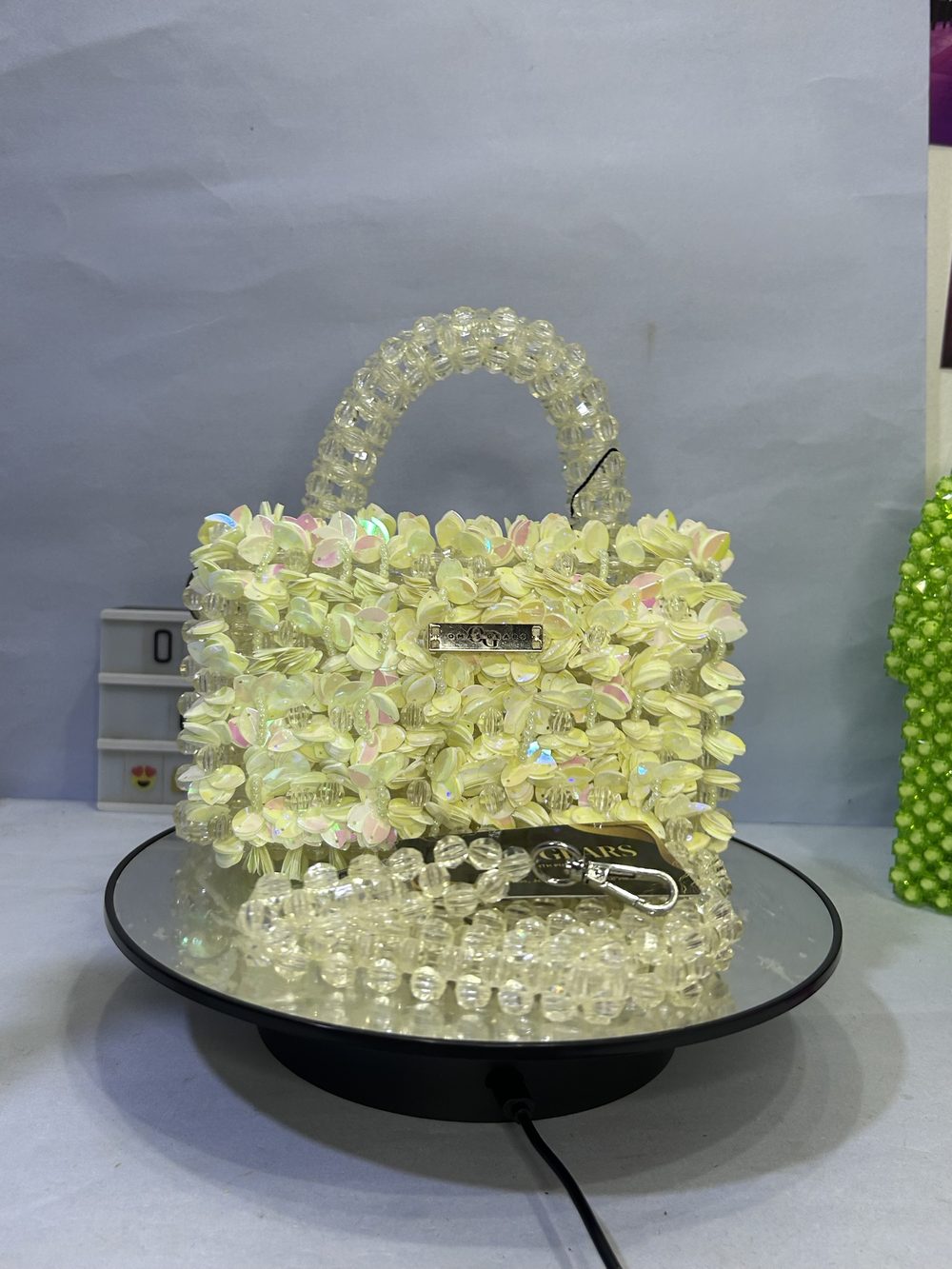 Iridescent Petal Handbag by Omas Gears & Accessories